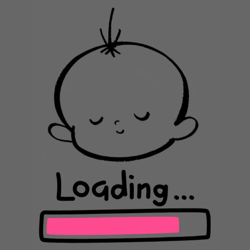 Baby Loading minimal Design