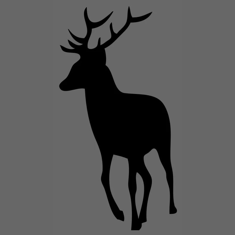 cerf deer silhouette ombre shadow1
