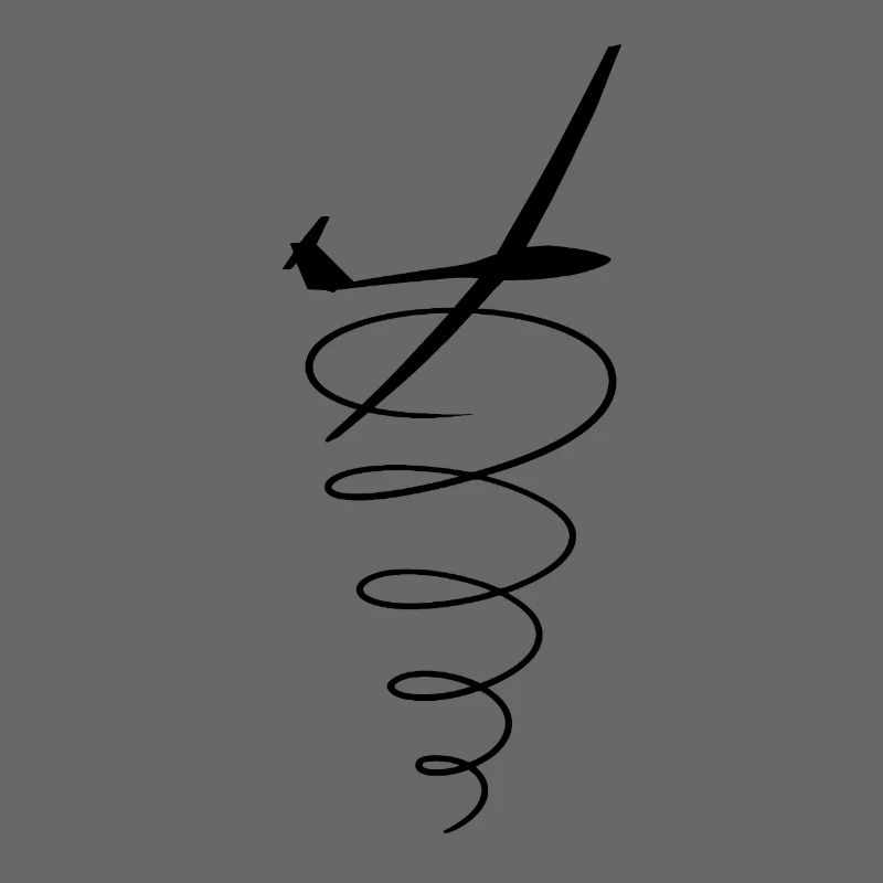 Thermalling Glider Black