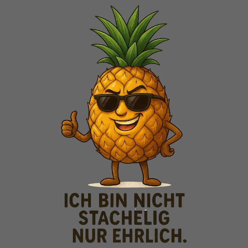 Ananas mit Stil und Ehrlichkeit