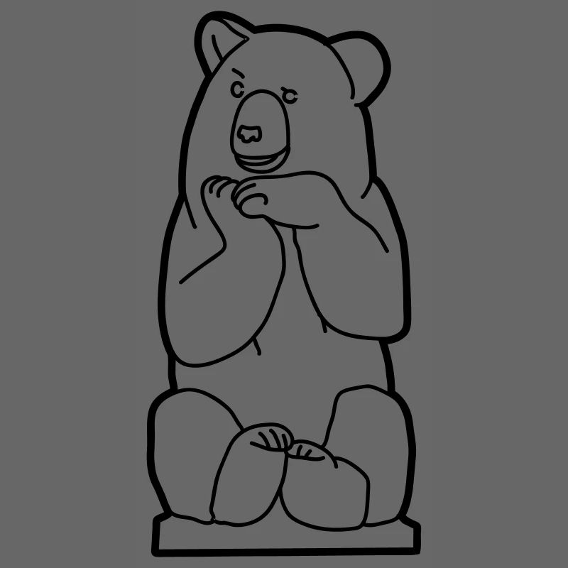Berliner Bär, sitzend