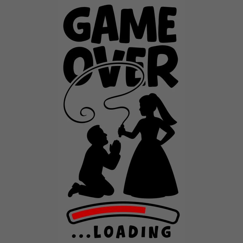 Game Over Hochzeit Ehepaar