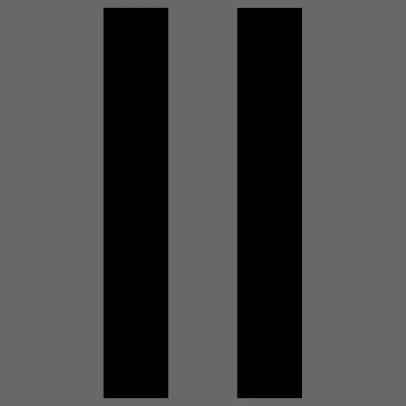 Pause sign – modern minimal design