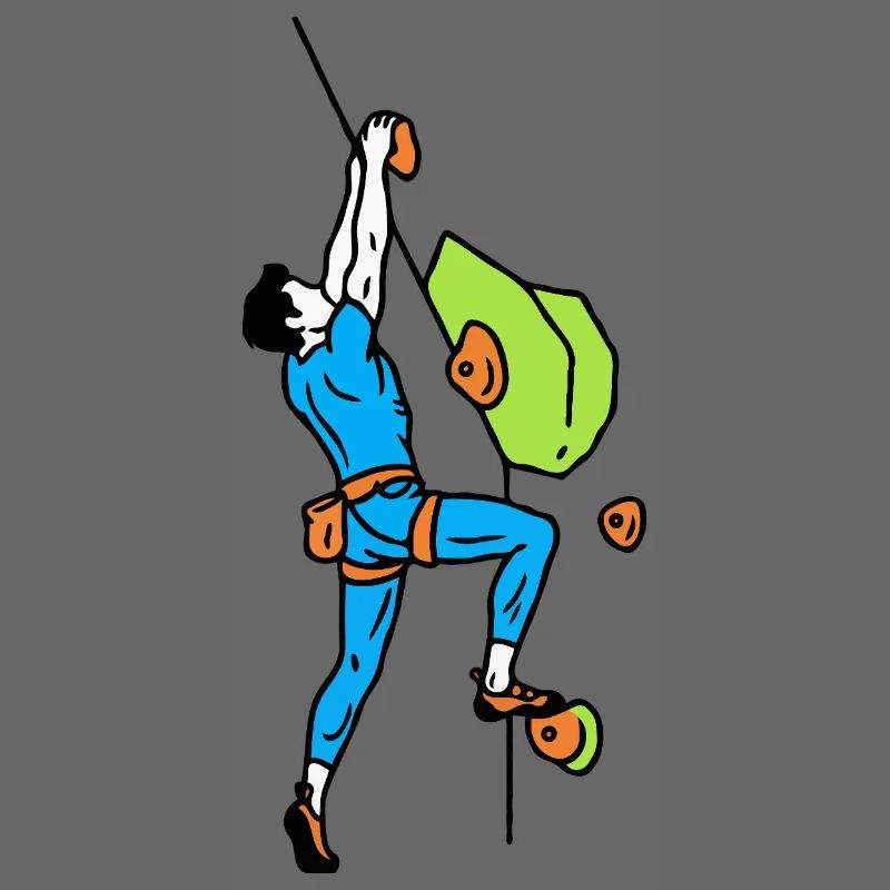 Steep wall climber