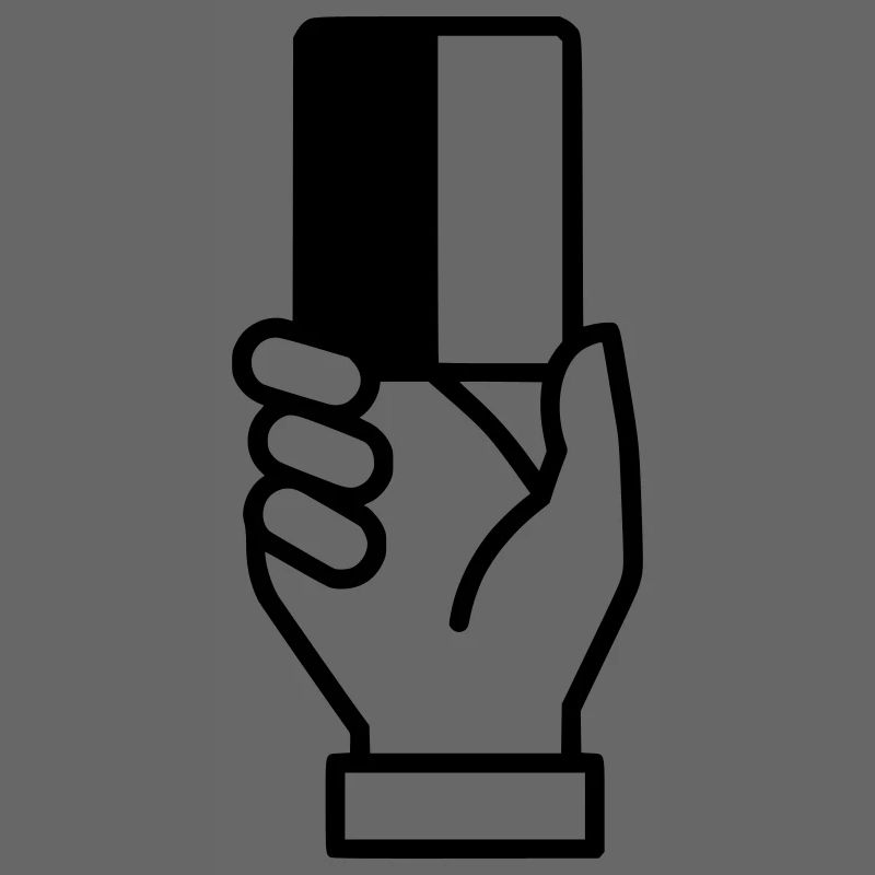 Referee Card Sending-Off Vector