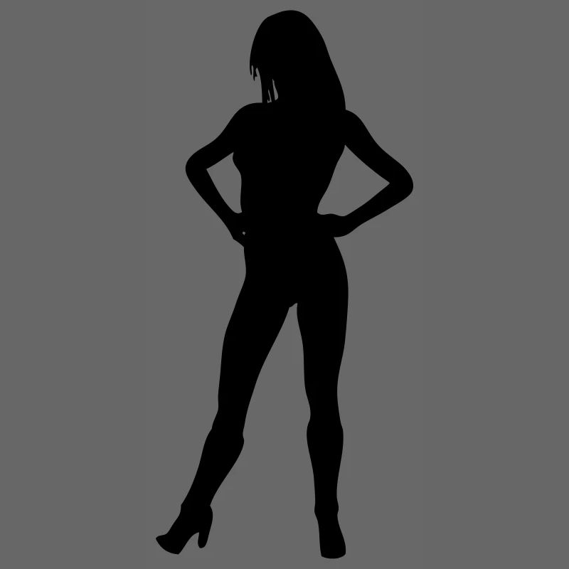 Frau Körper Silhouette Vektor-Design