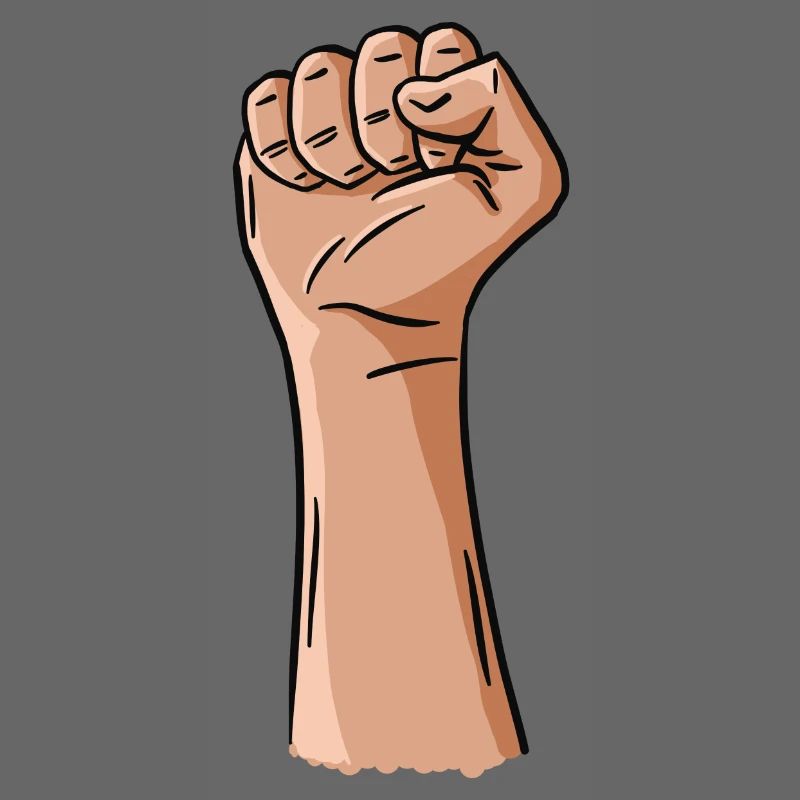 Hand mit geballter Faust