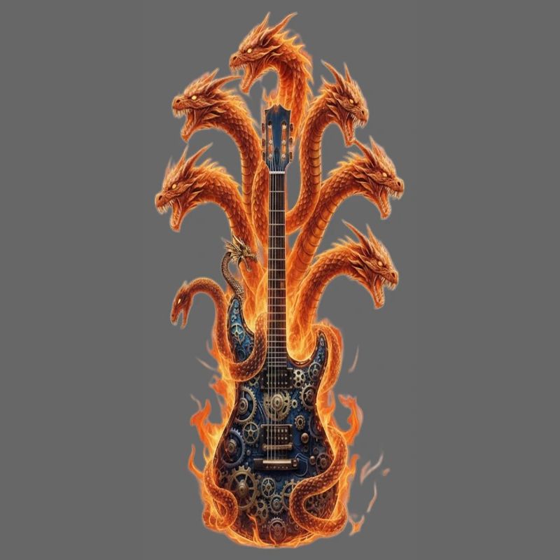 Fire Dragon Guitar Magic