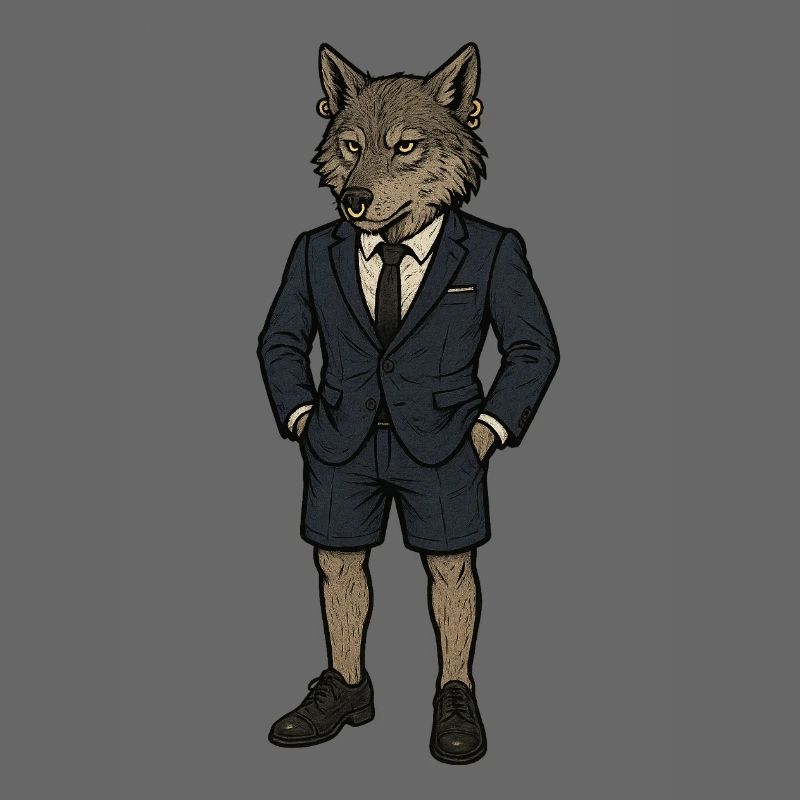 Erfolgreicher Wolf