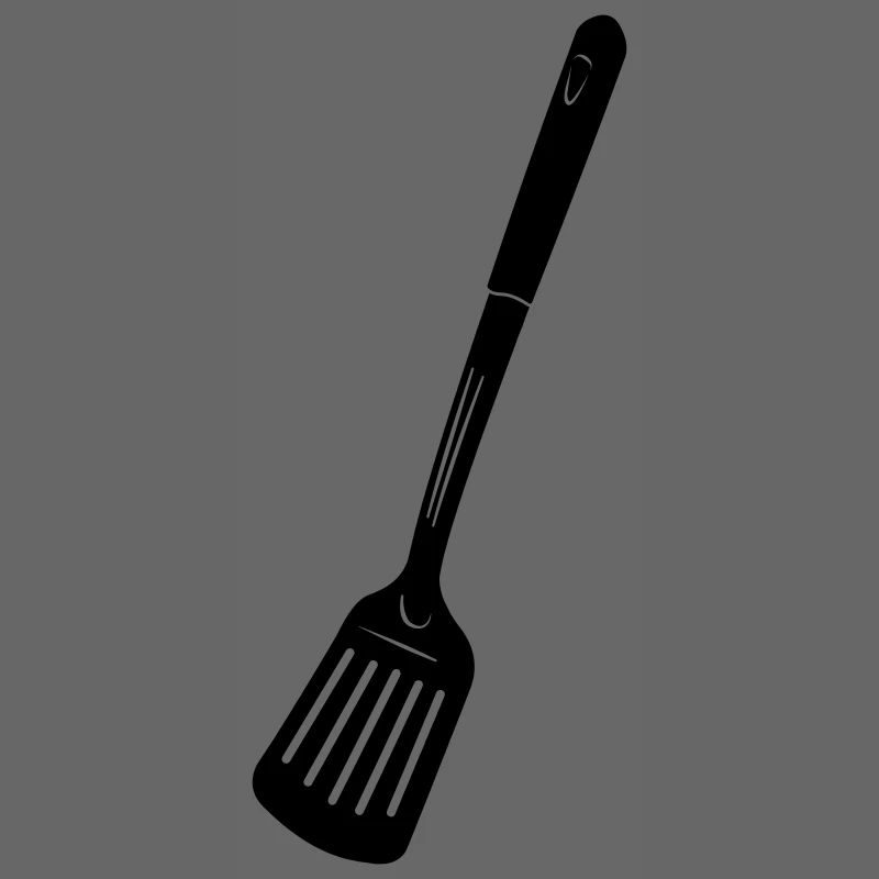 Küchenutensilien Fritteuse oder Backlöffel