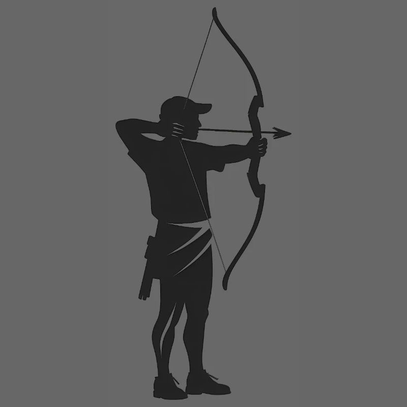 Archer - Cool Silhouette Logo