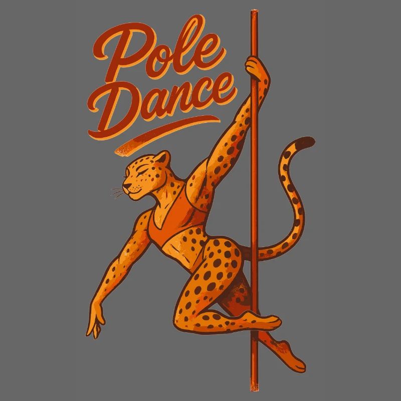 Pole Dance Leopard Pole Dancer Gift