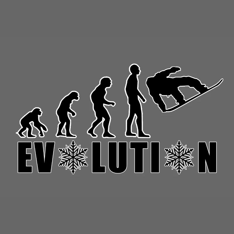 EVOLUTION SNOWBOARD Schnee Winter Geschenk