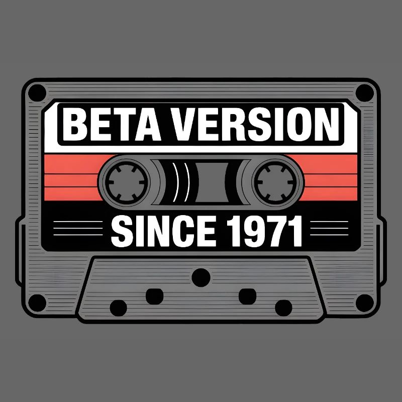 Conception de cassette de cassette rétro