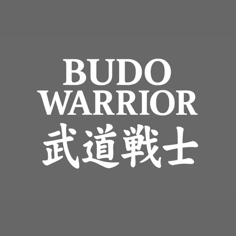 Budo-Krieger-Kampfkunst-Emblem