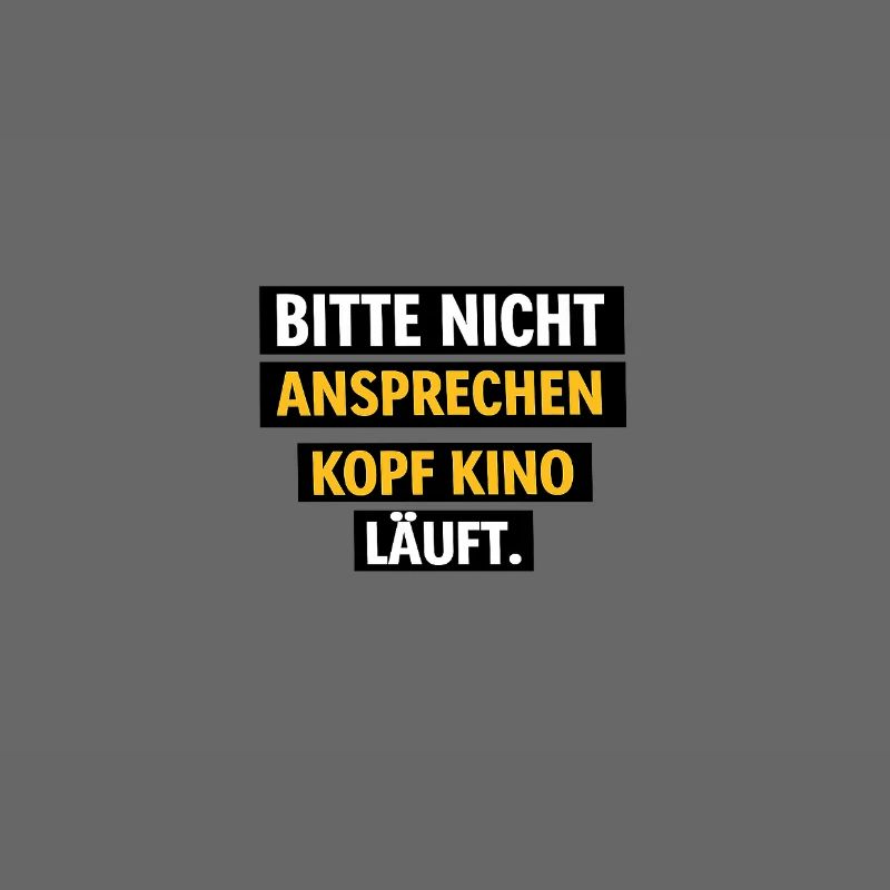 Bitte Nicht Ansprechen Kopf Kino Läuft