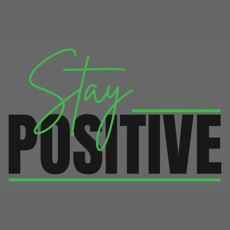 Reste positif : Design typographique