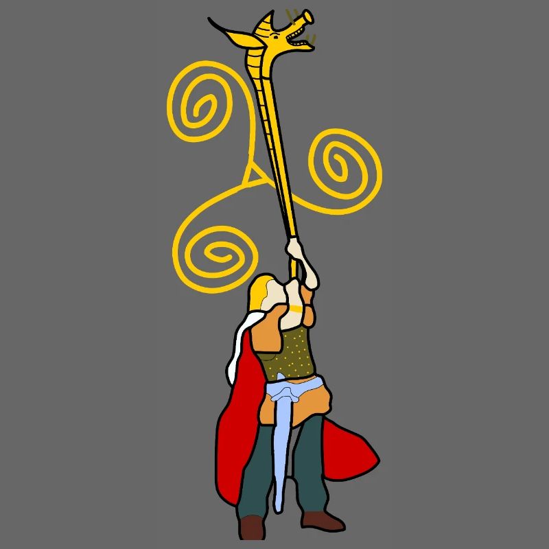 Gallic warrior at Carnyx