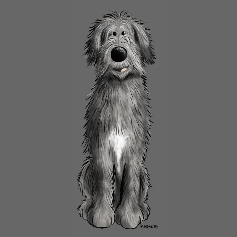 Süßer Irischer Wolfshund