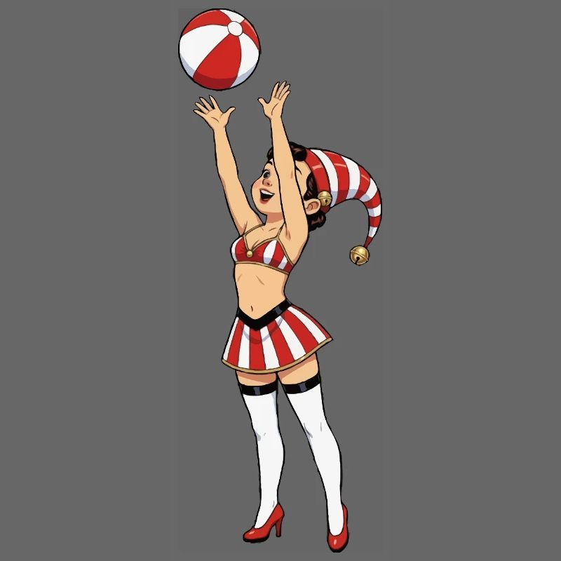Leprechaun-Mädchen mit Ball