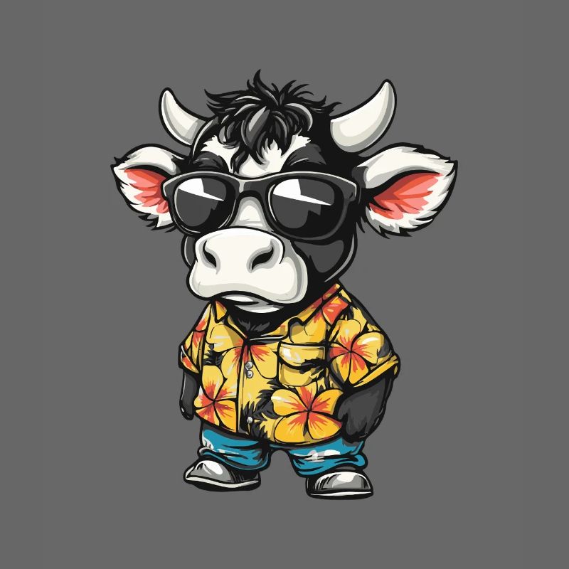 Kuh Comic Cool Sommer