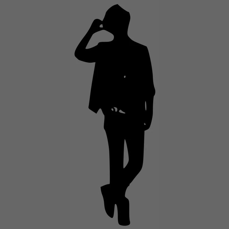 Junge Modell Silhouette
