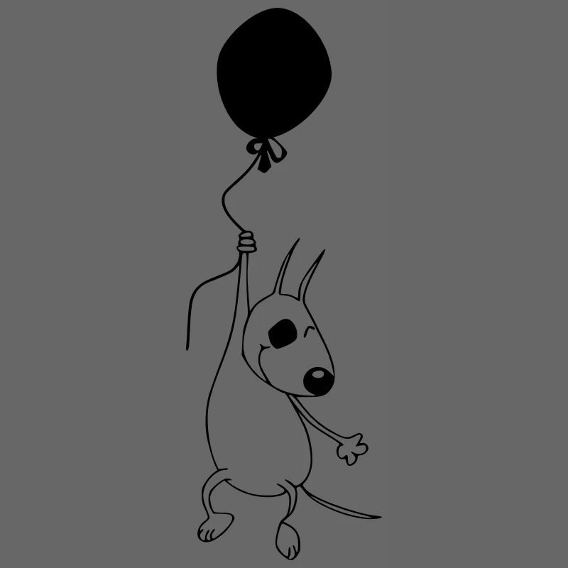 Bully mit Luftballon