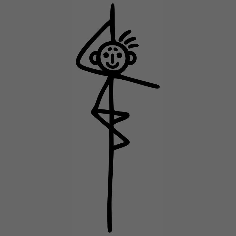 Strichmännchen Pole Dance