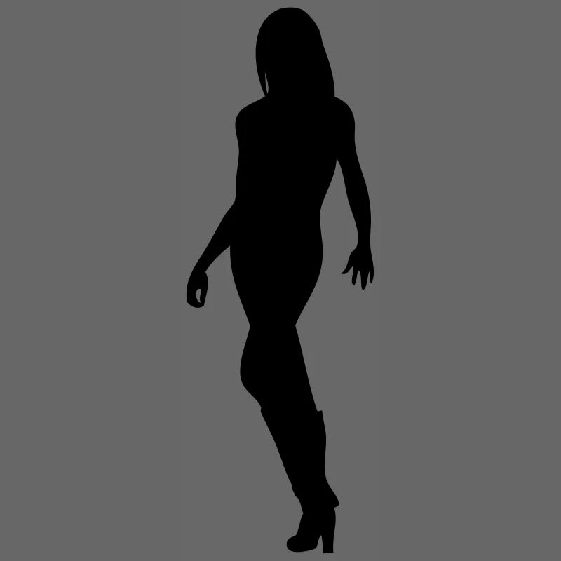 Frau Körper Silhouette Vektor-Design
