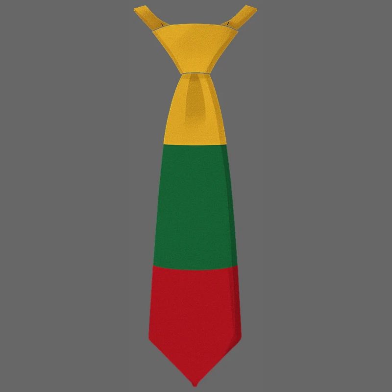 Lithuania Tie – Flaggendesign