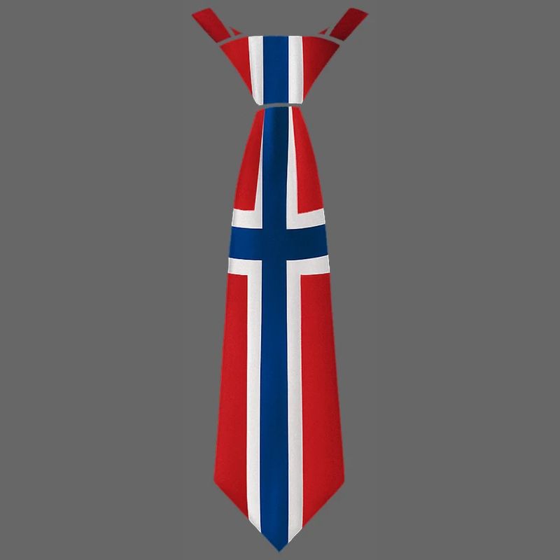 Cravate norvégienne – Conception du drapeau
