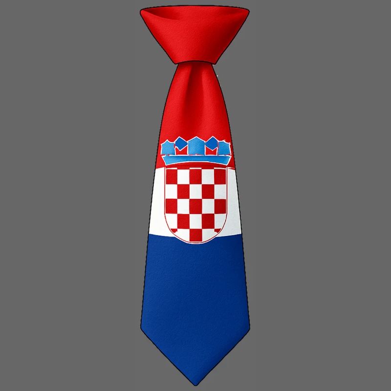 Croatie cravate – Conception du drapeau