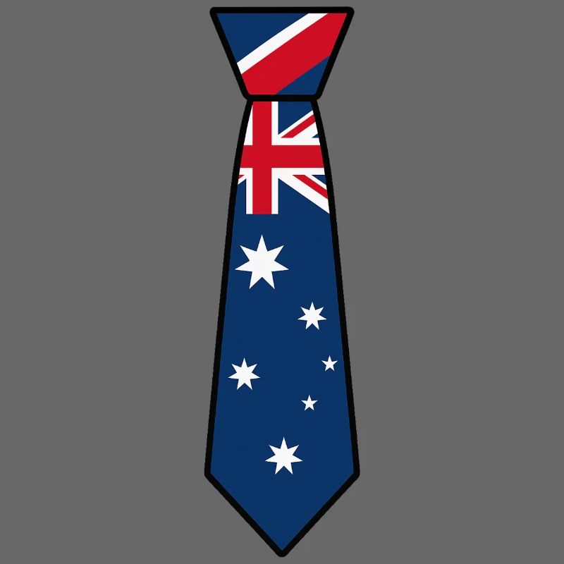 Cravate Australie – Conception du drapeau