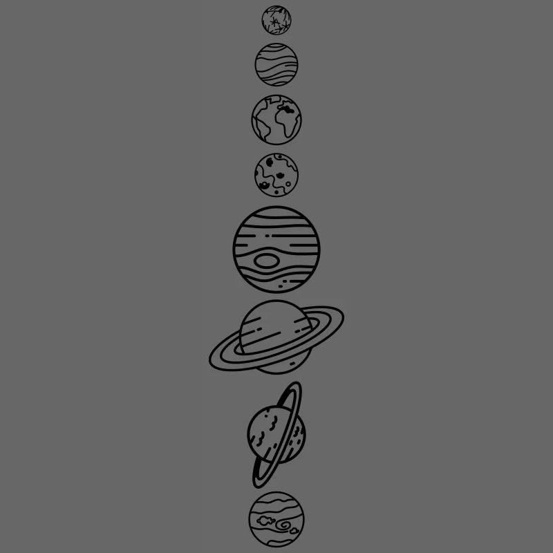 Sonnensystem Planeten – Solar System Weltraum