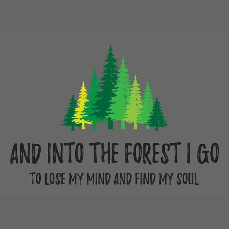 Et je vais dans la forêt