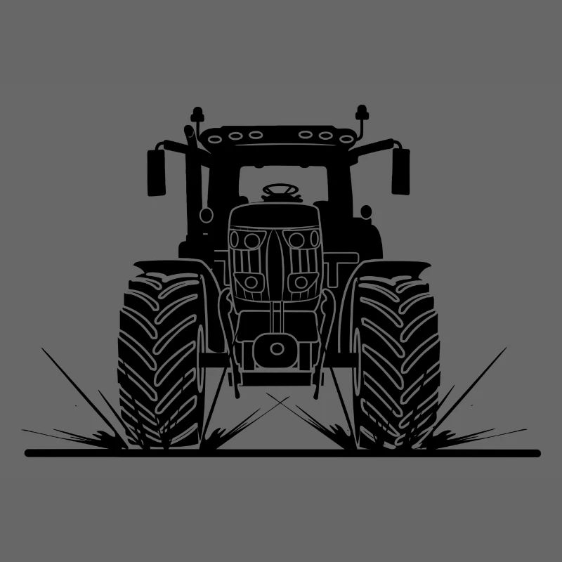 Traktor durch Schlamm