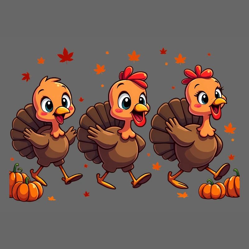 Bébé dinde de Thanksgiving
