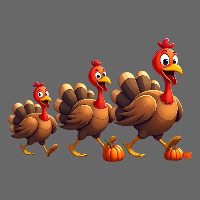 Bébé dinde de Thanksgiving