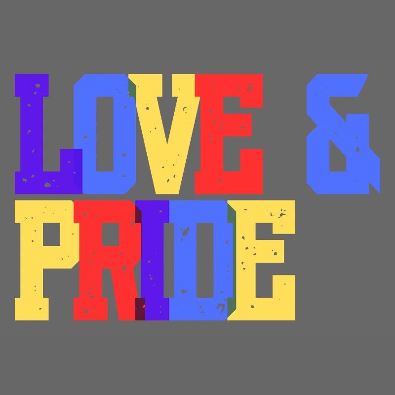 Liebe und Pride Regenbogen