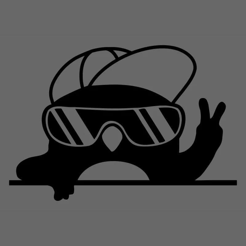 Signe de paix cool pingouin signe de main