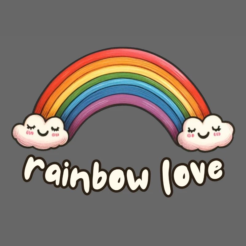 Regenbogen-Liebe