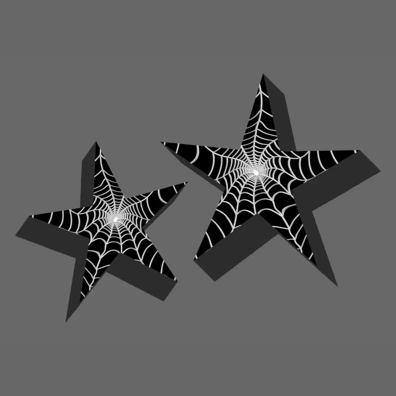 Sternenmuster, spinnenwebe, halloween outfit