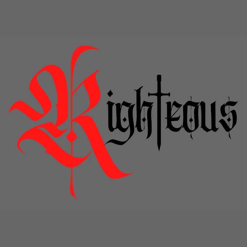 Conception gothique vertueuse avec épée