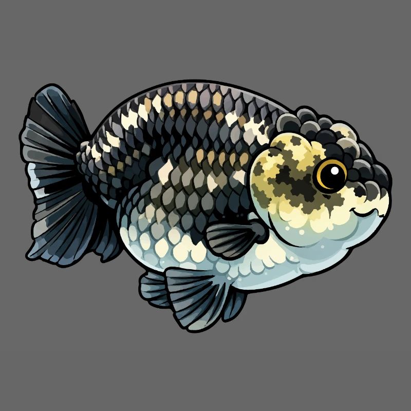 Thai Granite Calico Ranchu High Quality Goldfish