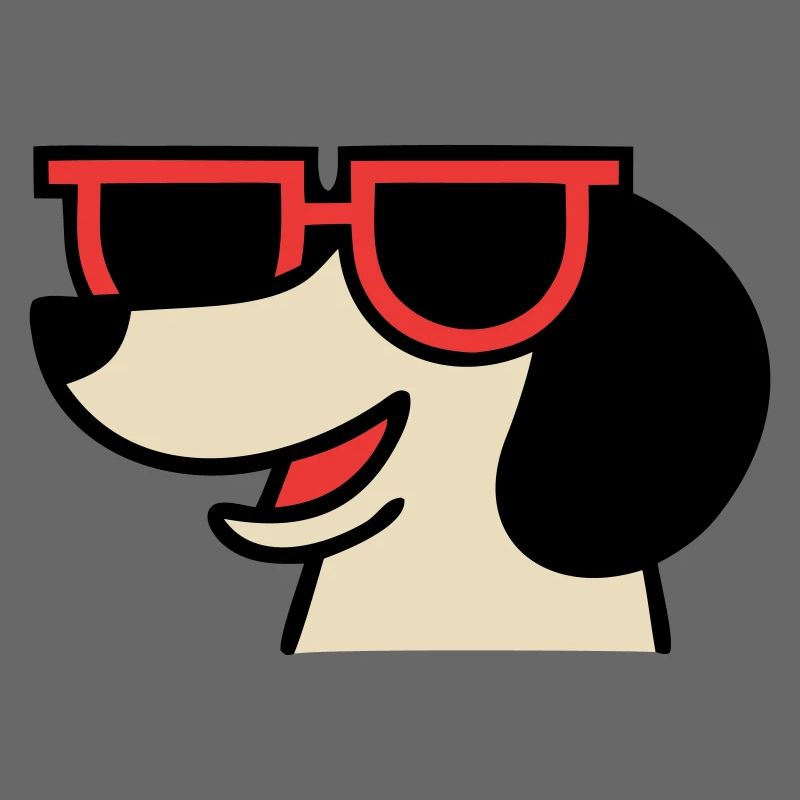 Cooler Dackel Brille Chef