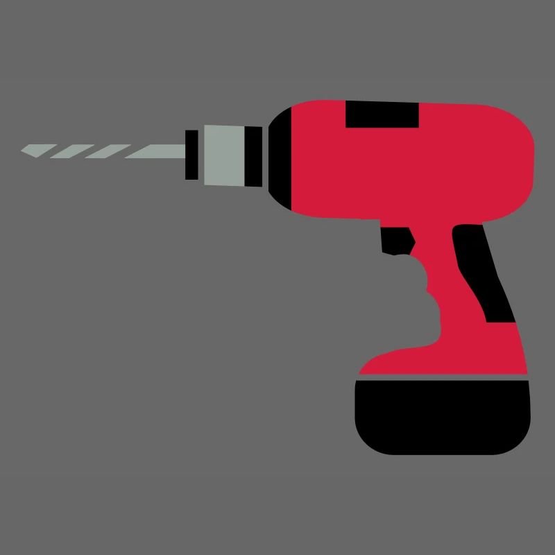 A cordless drill