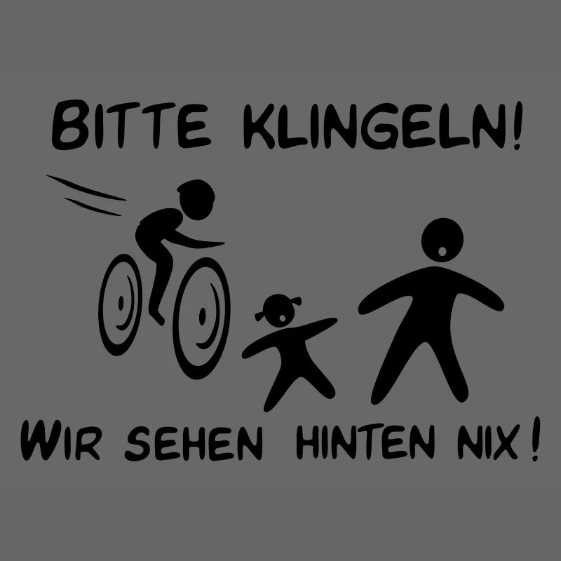 Bitte klingeln! Radfahrer-Hund