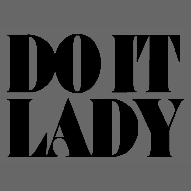 do it lady - schwarz