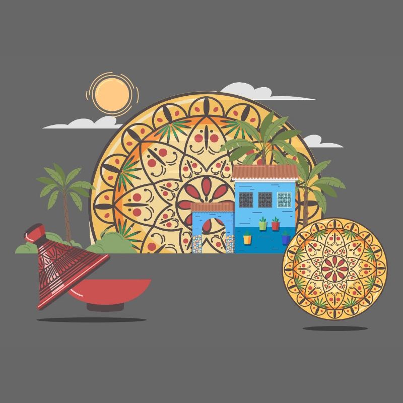 Moroccan Vector Mandala & Cultural Illustration