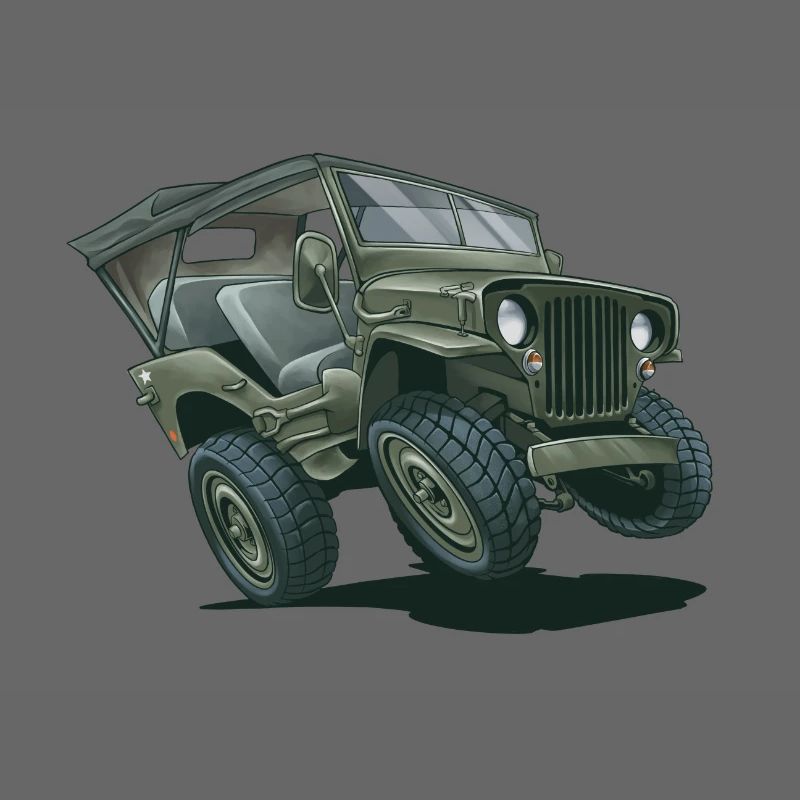 Willys MB Offroader 4x4 ROOFTOP Oldtimer Us Army